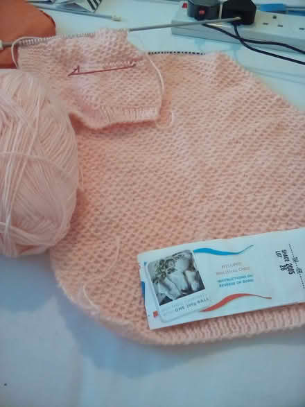 Photo of free Part-Knitted Baby Cardigan/Wool (CT9) #1