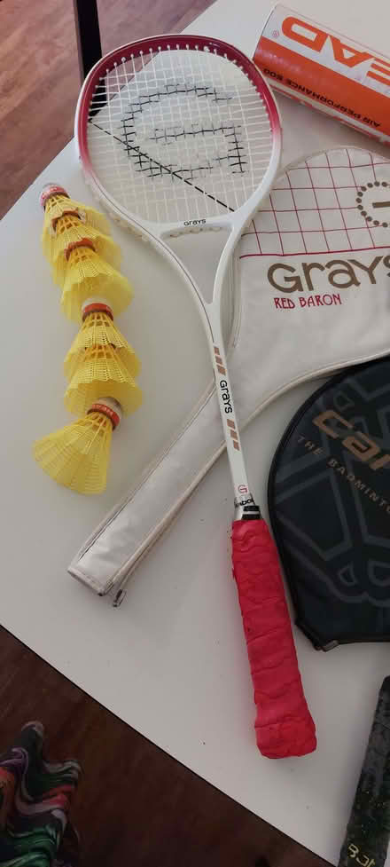 Photo of free Badminton rackets and 6 shuttlecocks (Hersham KT12) #2