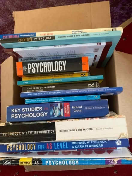 Photo of free Bundle of Psychology text books (Southborough TN4) #1