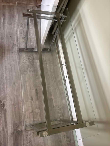 Photo of free Glass & metal table (White City W12) #2