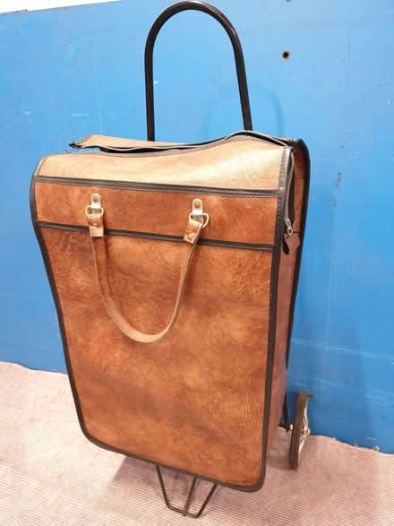 Photo of free 2-wheel vintage shopping trolley (Norton Canes WS11) #1