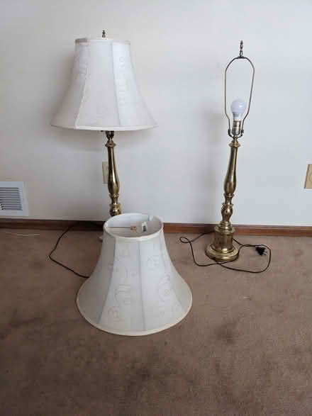 Photo of free Table lamps (2) (21st and Hover) #1