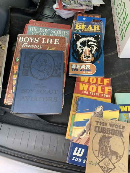 Photo of free Boy Scout books & treasures (Greenwood) #1
