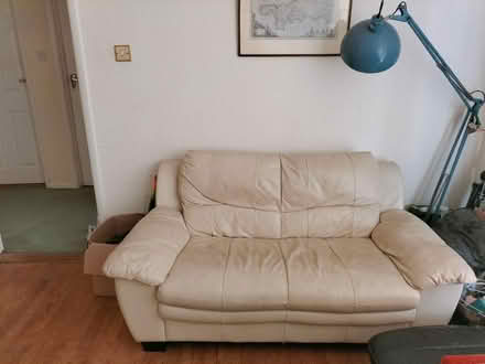Photo of free Two seat cream dofa (Truro, Tresillian, TR2) #2