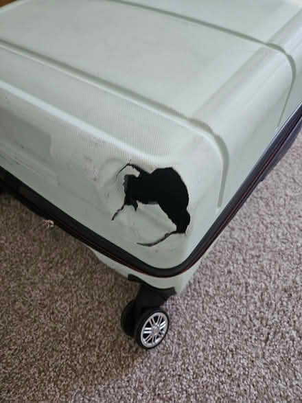 Photo of free Broken wheel suitcase (Toco hills) #1