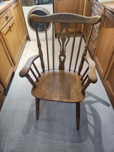 Photo of free Hardwood windsor style chair in need of attention (Headington OX3) #1