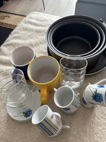 Photo of free Pans set and Cups (Blakelaw, NE5) #2