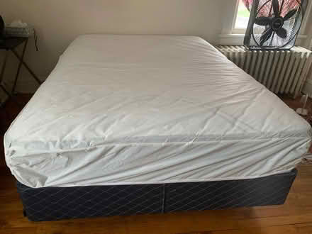 Photo of free full size bed mattress & bedframe (New Paltz) #2