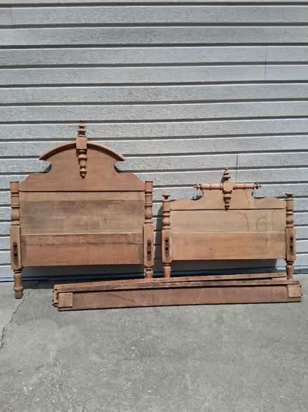 Photo of free Twin bed frame for refinishing (Bolton south) #1