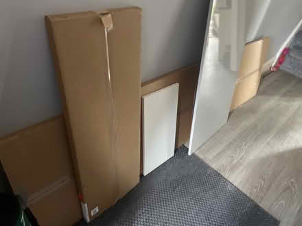 Photo of free Kitchen panels grey gloss (Audenshaw M34) #2