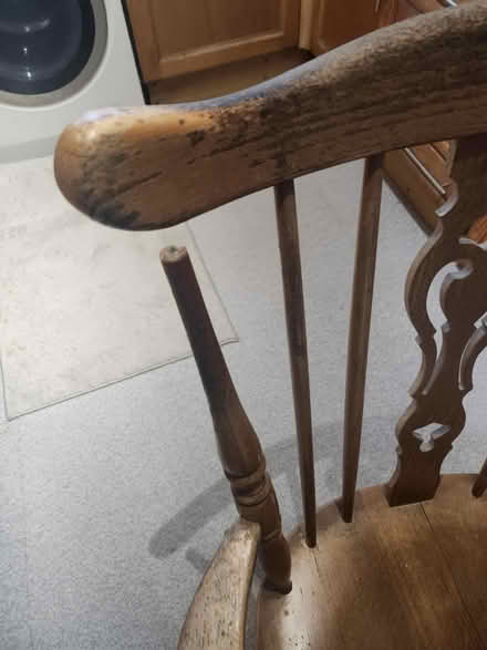 Photo of free Hardwood windsor style chair in need of attention (Headington OX3) #2