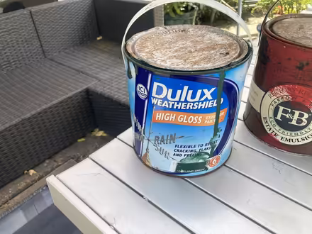 Photo of free Useable range of paint x 4 pots (different colours) (Wormingford CO8) #4