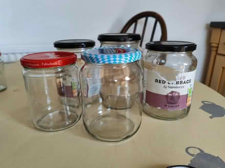 Photo of free Glass jars for preserves, with lids (Northwick WR3) #2