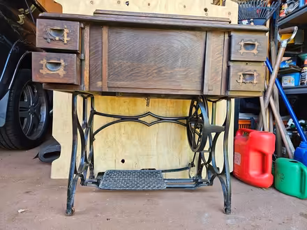 Photo of free Old treddle sewing machine (Woronora Heights, NSW) #3