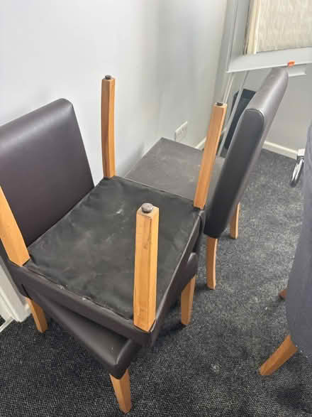 Photo of free Smart brown chairs (SW17 0LW) #2