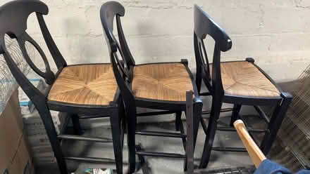 Photo of free Three tall chairs (East Watertown) #1