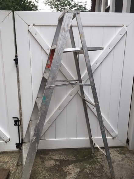 Photo of free 6FT A-frame ladder w/paint tray (Bronx) #1
