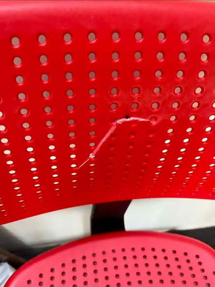 Photo of free Desk chair, a little cracked on the back side (St. John's Wood NW8) #2