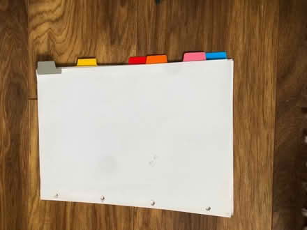 Photo of free Folder dividers (Richmond TW1) #4