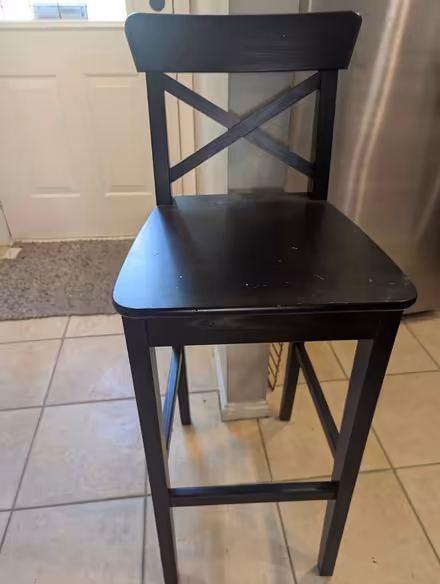 Photo of free 2 bar stools (Kingstown) #1