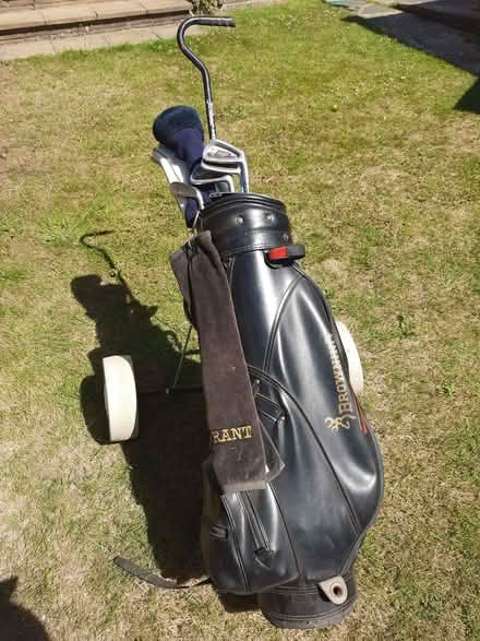 Photo of free Golf clubs bag and trolley. (Stubbington PO14) #3