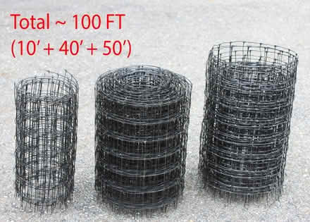 Photo of free 100 FT of Plastic Fencing (West Townsend) #1