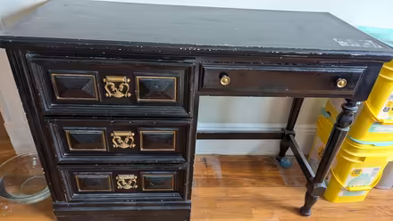 Photo of free Large wooden desk (East Watertown) #1