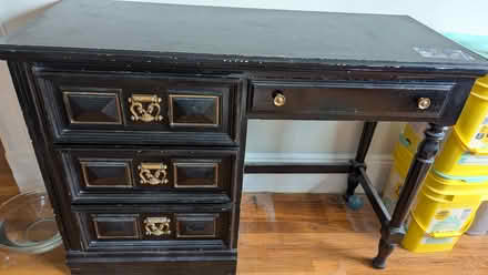 Photo of free Large wooden desk (East Watertown) #1