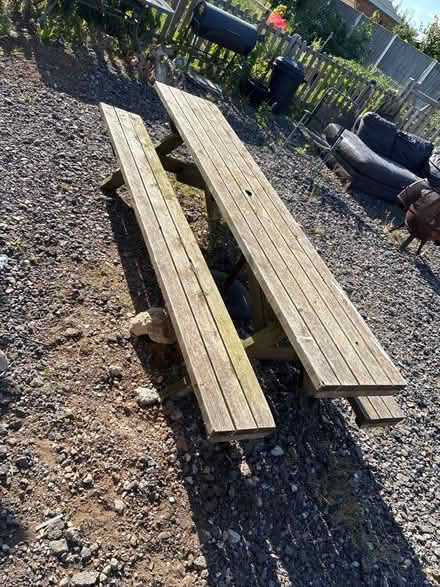 Photo of free Large garden bench (Steeple, CM0) #2