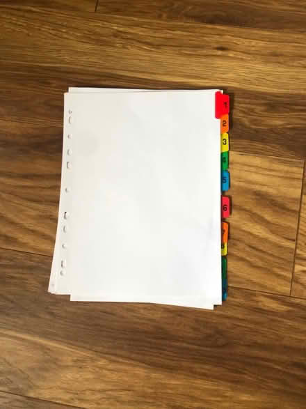 Photo of free Folder dividers (Richmond TW1) #2
