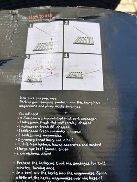 Photo of free BBQ sausage metal roller (RH13) #2