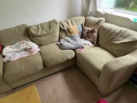 Photo of free Green corner sofa (Rother TN35) #1