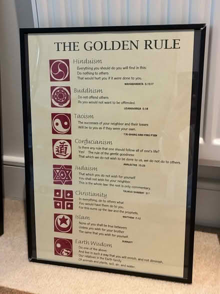 Photo of free The Golden Rule poster (Cambridge CB2) #1