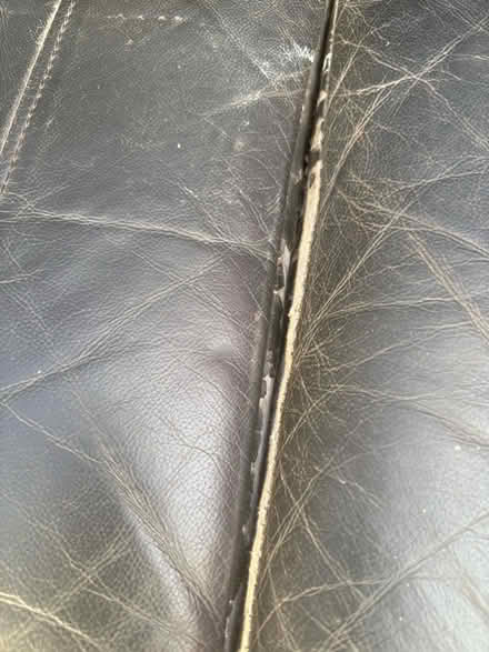 Photo of free 2 black leather settees (Gedling NG4) #4