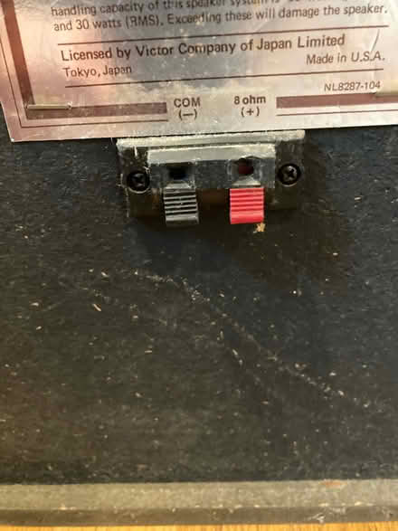 Photo of free JVC stereo speakers (Waltham ma) #4