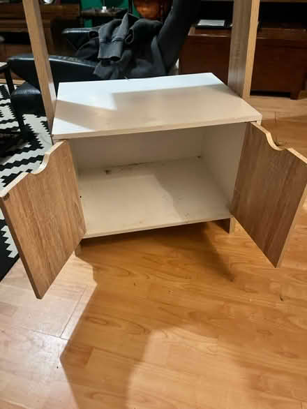 Photo of free White and Wood Ladder Shelves (Greenhills G75) #2