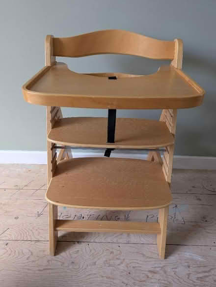 Photo of free Lovely wooden highchair (Kendal LA9) #2