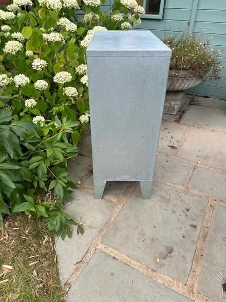 Photo of free Zinc storage cupboard with internal shelf (Summertown OX2) #2