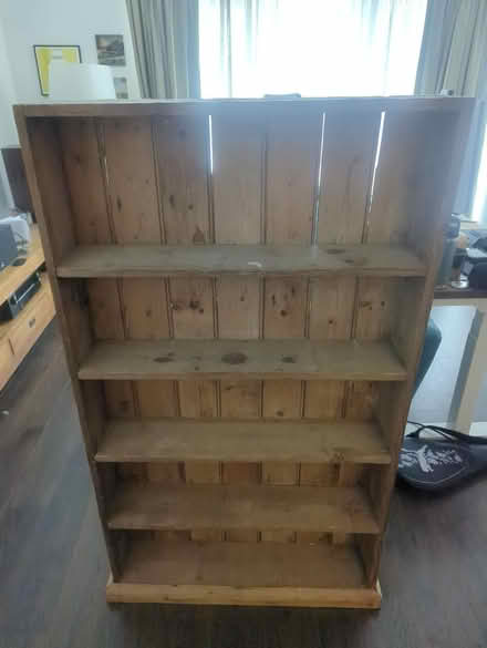Photo of free Wooden Book Case (Purley way) (Cr0 4wh) #1