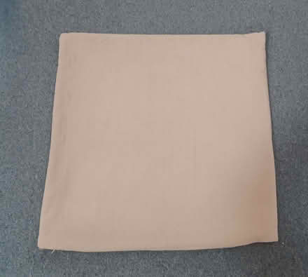 Photo of free 50cm x 50cm beige cushion cover from Dunelm Mill (Primrose LA1) #1