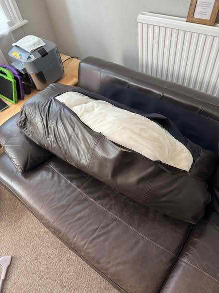 Photo of free Leather sofa, used in good conditio (Wood Green, N22) #3