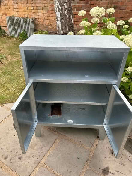 Photo of free Zinc storage cupboard with internal shelf (Summertown OX2) #3