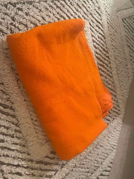 Photo of free Large orange blanket (Acton W3) #1