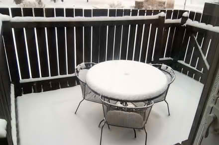 Photo of free patio table and chairs (Western Dearborn) #1
