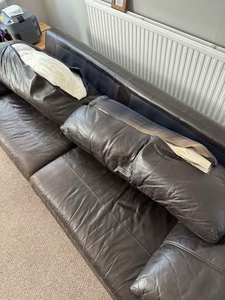 Photo of free Leather sofa, used in good conditio (Wood Green, N22) #2