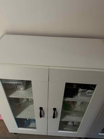 Photo of free 2x White cupboard on legs (Old Kent road near Asda) #2