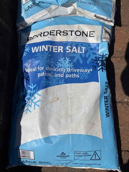 Photo of free Winter salt x 4 bags (Teston, Maidstone ME18) #1