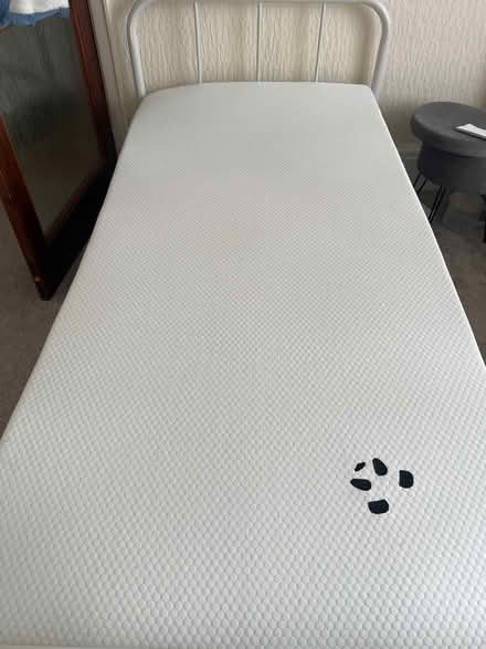 Photo of free Single bed with mattress and topper (Bolton BL3) #1
