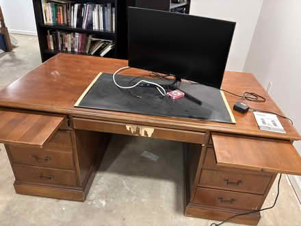 Photo of free Large lawyer desk (Morristown, NJ) #3