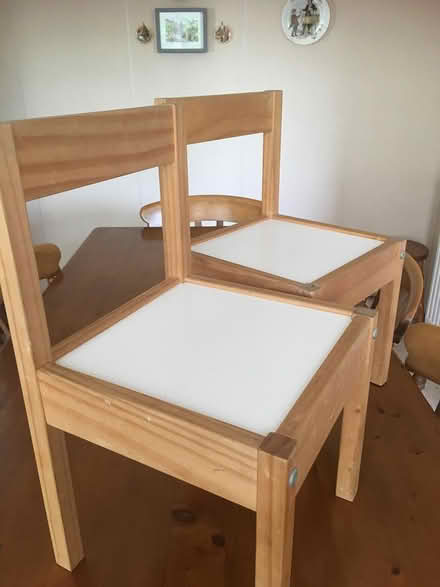 Photo of free 2 IKEA wooden child's chairs (Euxton PR7) #2